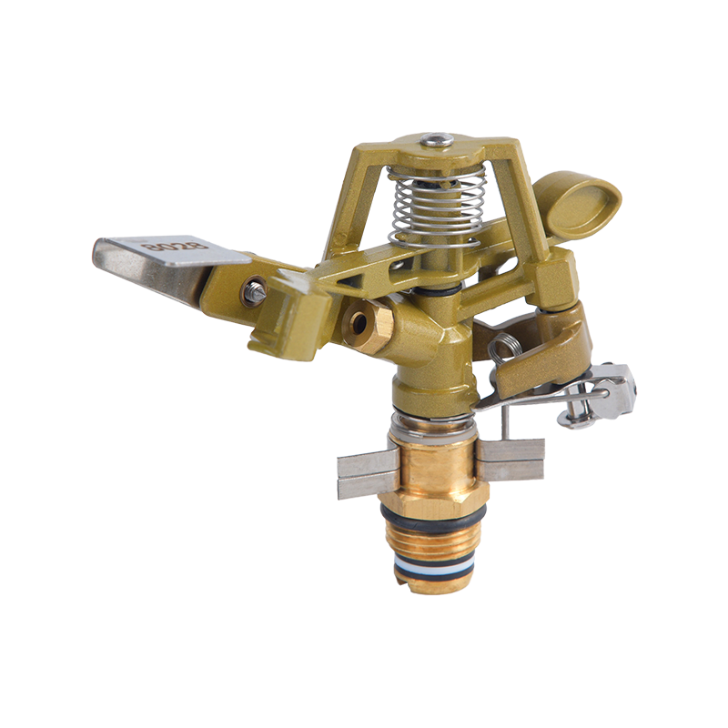 Metal rocker arm sprinkler 8028 with required water pressure at 2.0-4.0bar