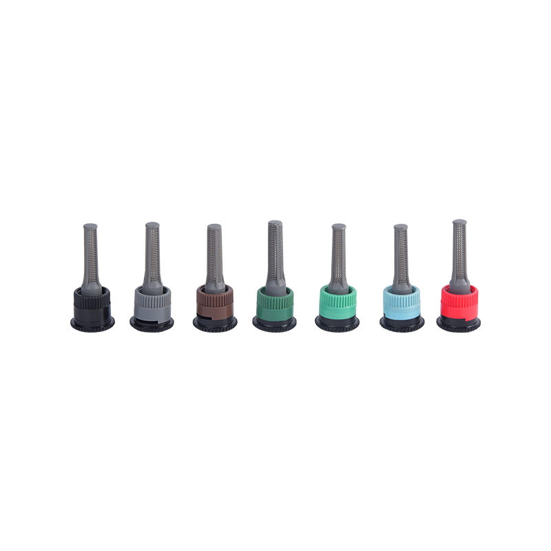 Buried nozzles with different ranges