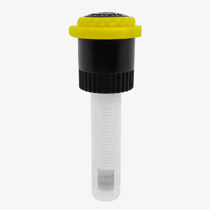 How to effectively protect the nozzle from external debris with the dual pop-up function of RF NOZZLE?